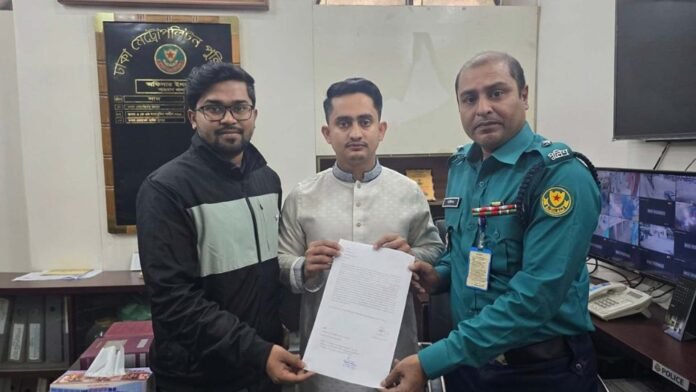 সার্জস আলমের অভিযোগ দায়ের ফাইল ফটো ফেইসবুক ছবি